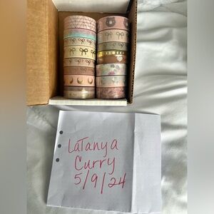 NIP Simply Gilded Sub Box Washi Bundle - Pink